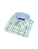 Forzieri Checked Button Down Italian Cotton Dress Shirt