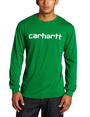 Carhartt Mens Mens Outlined Logo Graphic Long-Sleeve T-Shirt