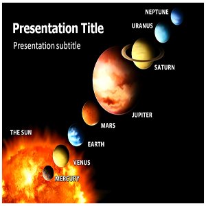 Solar System on Solar System Powerpoint Template Solar System Powerpoint Ppt