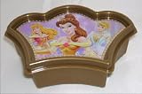 Disney Princess Gold Color Crown Shaped Bento Box