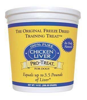 More image Pro - treat Freeze Dried Chicken Liver 14oz (Catalog Category: Dog / Dog Treats)