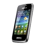 Samsung Wave Y S5380 Smartphone (8,1 cm (3,2 Zoll) Display, Touchscreen, 2 Megapixel Kamera, UMTS) schwarz