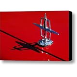 1967 Lincoln Continental Hood Ornament Canvas Print Canvas Art - Artist Jill Reger by Fine Art America