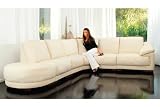 New 6pc Modern Leather Sectional Sofa Set, #AL-GD022