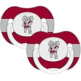 NCAA Alabama Crimson Tide 2 Pack Pacifier (Discontinued by Manufacturer)