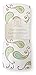 SwaddleDesigns Marquisette Swaddling Blanket, Premium Cotton Muslin, Kiwi Paisley