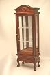 Dollhouse Miniature Cherry Shell Design Curio Cabinet