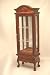 Dollhouse Miniature Cherry Shell Design Curio Cabinet