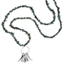 Sterling Silver and Turquoise Necklace, 34"