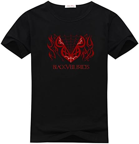 DanielSanta Womens Black Veil Brides Band Black T-shirts Size XL