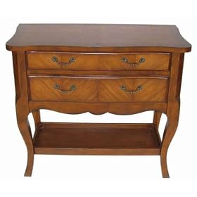 Traditional Style Antiqued Furniture - Console Table with Drawers 10028