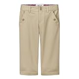 Girls' Cherokee Uniform Twill Capri Pants - Khaki