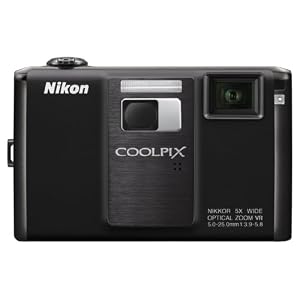 Nikon Coolpix S1000pj 12.1MP Digital Camera with Built-in Projector and 5x Wide-Angle Optical Vibration Reduction (VR) Zoom