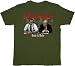 Office Space Bob and Bob Military Green T-shirt Tee