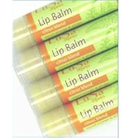 Lusa Organics Citrus Blend Lip Balm - Mild Hints of Sweet Orange and Ginger - Protects and Heals Sore and Dry Lips - All Natural and Certified Organic Ingredients Including Local Beeswax- .15 Ounce Tube
