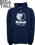 Memphis Grizzlies Big & Tall Primary Logo Fleece Hooded Sweatshirt