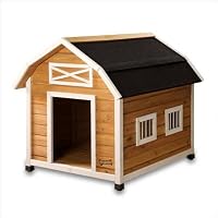 Small Barn Dog House Pet Squeak