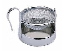 Kitchen Craft Stainless Steel Tea Strainer & Stand- boxed