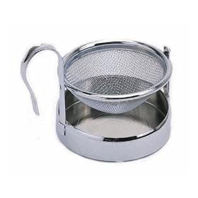 Kitchen Craft Le'Xpress Tea Strainer and Stand, Stainless Steel