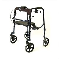 Invacare Rollite Blue Adult Rollator with 8 Wheels QTY: 1