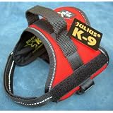 Julius K9　ドッグ　パワーハーネス　(赤、レッド、ミニ、胴回り48-60cm、体重7-15kg)