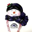 Colorado Rockies MLB Light-Up Musical Snowman Ornament (3")