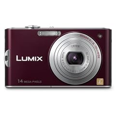 Panasonic Lumix DMC-FX66EG-V Digitalkamera (14 Megapixel 5-fach opt. Zoom, 6,7 cm Display, Bildstabilisator) aubergine