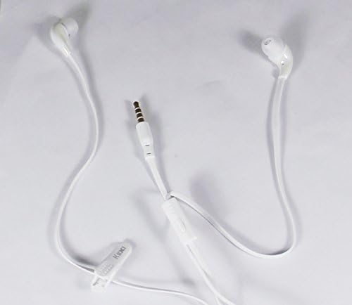 KiDa In-Ear Earbud headphones ,Dynamic Crystal Clear Sound,Ergonomic Comfort-Fit (White)