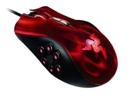 Razer Naga Hex Wraith Red Edition Laser Gaming Mouse (RZ01-00750200-R3U1)