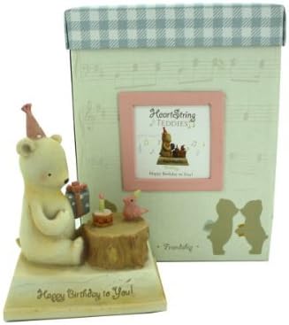 HeartString Teddies Happy Birthday Musical Figurine