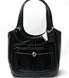 AUTHENTIC COACH ERGO BLACK PATENT LEATHER TOTE 11012