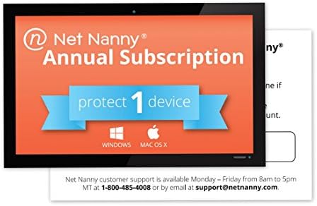 Net Nanny 1-Device Annual Subscription Desktop (Mac/PC only): Parental Control Software and Internet Filter