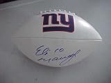 Eli Manning Hand Signed Autographed New York Giants NFL Football
