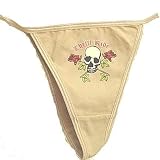 Thrill Ride Skull Rose Tattoo Design Thong Panty Nude - Skull Crossbones Tattoo Design Panties