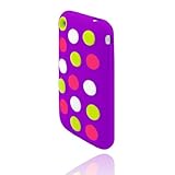 Incipio Dotties Case for iPhone 3G, 3GS (Purple, Lime, White, Neon Pink)