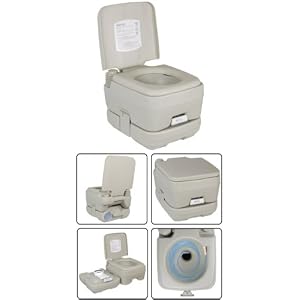 2.8 Gallon Portable Camping Toilet Travel Outdoor Potty