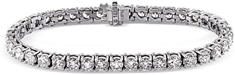 'Timeless Collection' Diamond Bracelet - 4.5 carats of Brilliant Cut Diamonds, set in 18K White Gold