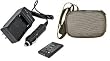 Extended Life Replacement Battery PLUS Mini Battery Travel Charger for Specific Digital Camera and Camcorder Models / Compatible with KODAK KLIC-5001, SANYO DB-L50, DB-L50AU, KODAK EasyShare: DX6490, DX7440, DX7590, DX7630, P712, P850, P880, Z730, Z7590, Z760, SANYO Xacti: DMX-FH11, DMX-HD1010, DMX-HD2000, DMX-WH1, VPC-HD1000, VPC-HD1010, VPC-HD2000, VPC-WH1, Xacti VPC-TH1 Charges with Intelligent Charge Technology - Includes Car Adapter and Hard Case Camera Bag