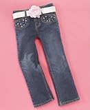 Guess - GUESS? Little Girl Boyfriend Jean with Flower Belt