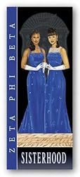 Sisterhood - Zeta Phi Beta by Johnny Myers 8"x20" Art Print Poster