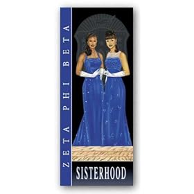 Sisterhood - Zeta Phi Beta by Johnny Myers 8"x20" Art Print Poster