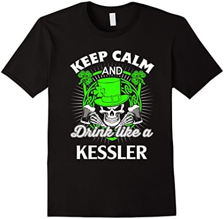 Men's Keep calm and drink like a KESSLER Large Black