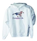 Cowgirl Up Girls Flag Horse Hooded Sweat Shirt