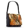 Abstract Buddha Art Large Messenger Bag