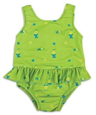 Bambino Mio Large Nappy Swimsuit - Lime