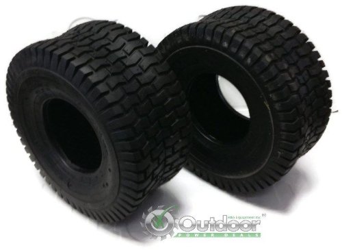 Set of 2 16x6.50-8 16-6.50-8 Turf Tires 4 Ply Tubeless Garden Tractor Lawn mower