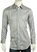 Armani Collezioni Silver Twill Basic Dress Shirt, Size 14.5 X 37 R