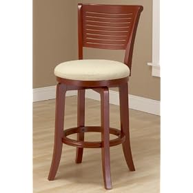 Torino Swivel Stool Bar Stool Red by Home Decorators Collection