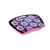 PINK peace SIGN girl writing LAP DESK portable School