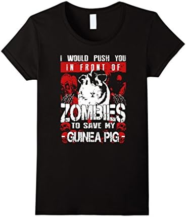 Women's Guinea Pig Shirt  Small Black